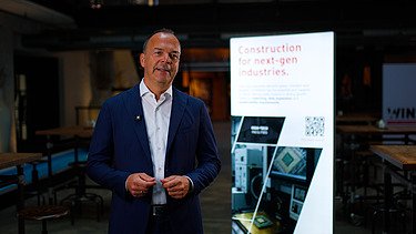 Markus Landgraf shares insights into AI infrastructure and high-tech construction in a short interview