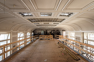 Photo shows Construction in existing buildings to extend the life cycle of the building