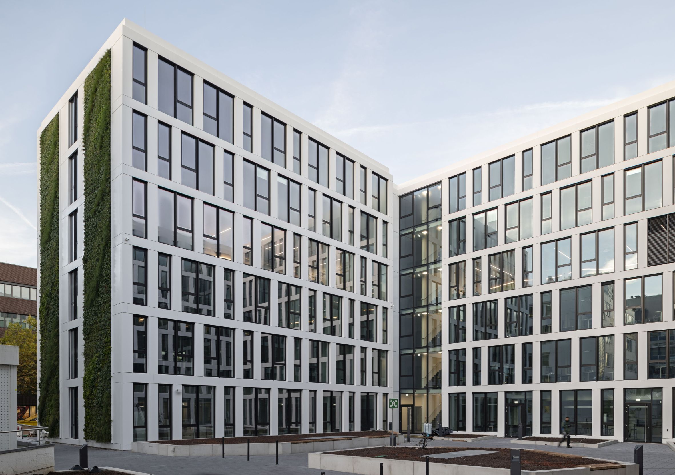 Exterior photo of the STRABAG building in Stuttgart