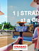 Presentation slide with two construction workers and the headline: STRABAG at a glance