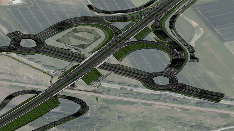 Visualisation of Głogów bypass