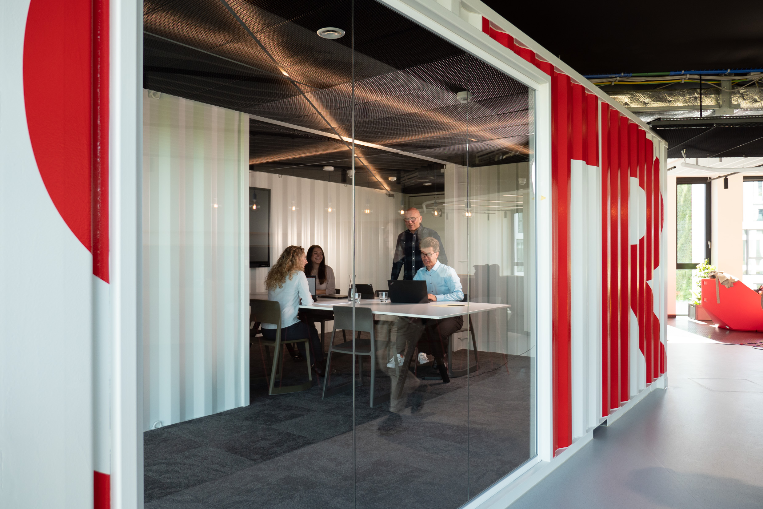Close-up of a hemp insulation board