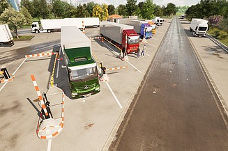 Concept for future HGV fast-charging infrastructure