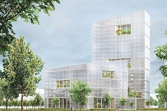 Moderner Neubau der NRW.BANK